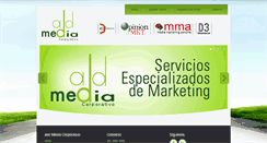 Desktop Screenshot of addmedia.com.mx