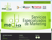 Tablet Screenshot of addmedia.com.mx
